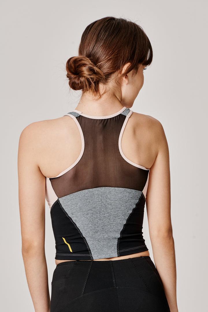 Sàpopa Classy Grey-Pink Crop Top I Più Venduti