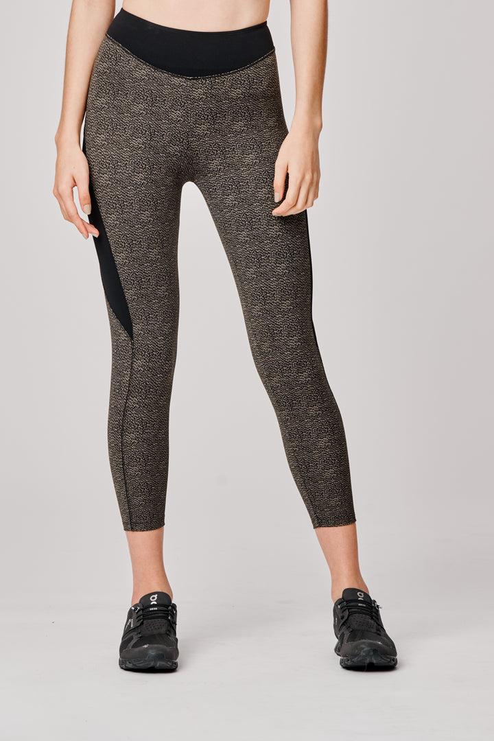 Sàpopa Valeria Crop Green Mud Leggings Sottocosto