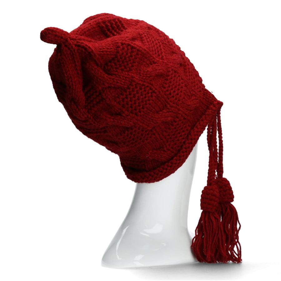Scarpe Vita Bonnet ethnique en tricot rouge Online Outlet