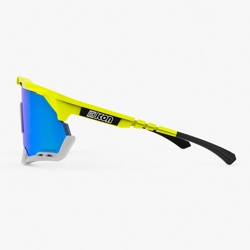 Scicon Aeroshade XL Occhiali Ciclismo Giallo Fluo/Blu Online