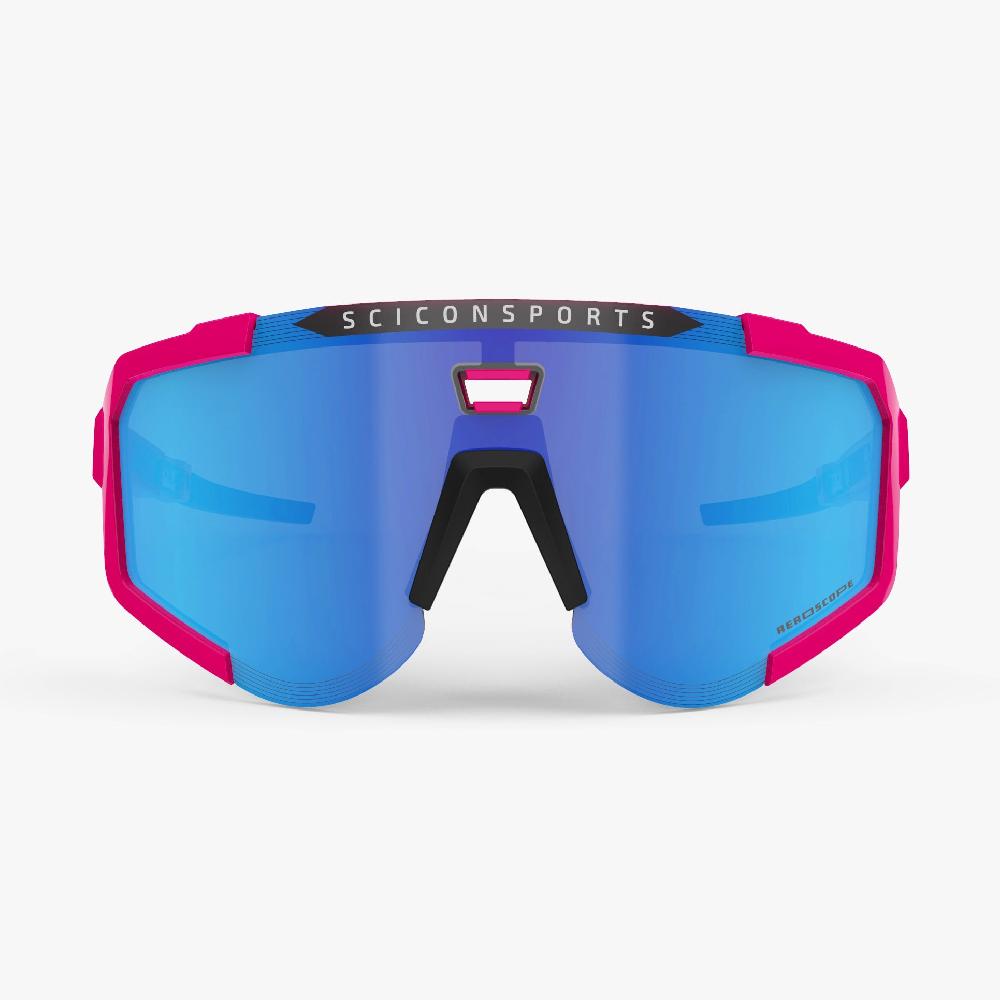Scicon Occhiali Sportivi Aeroscope Rosa Fluo/Blu I Più Venduti