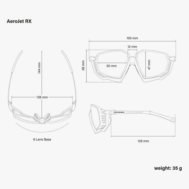 Scicon Aerojet Occhiale da vista per Ciclismo Bianco Shopping online