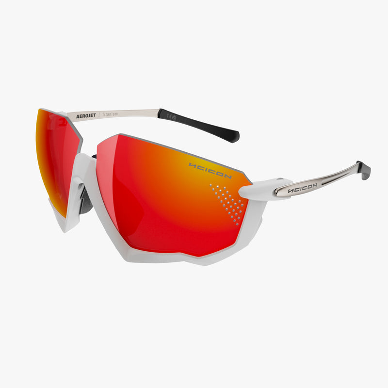 Scicon Aerojet Occhiali Ciclismo Bianco/Rosso Offerte