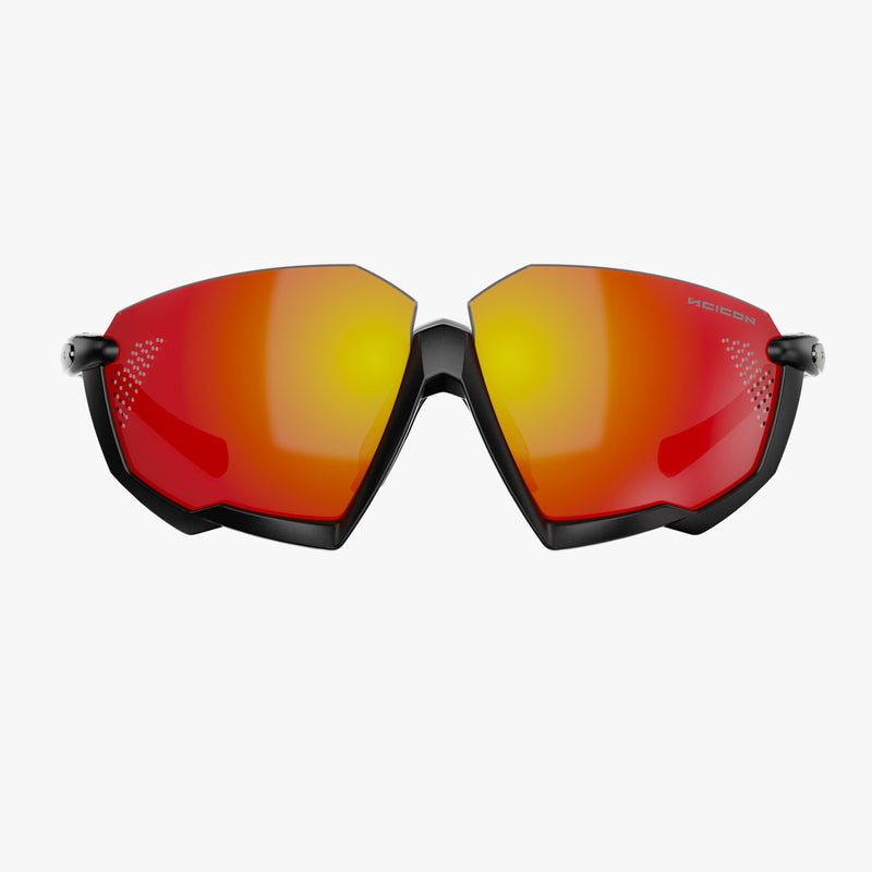 Scicon Aerojet Occhiali Ciclismo Nero/Rosso Vendite Flash