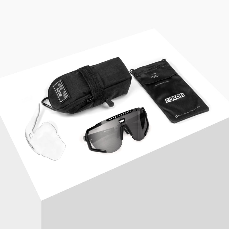 Scicon Occhiali Sportivi Aeroscope Antracite/Argento Italia