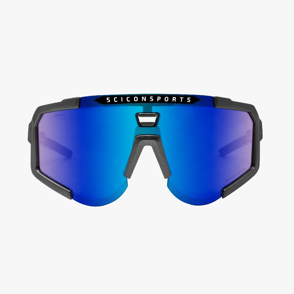 Scicon Occhiali Sportivi Aeroscope Antracite/Blu Nuovo