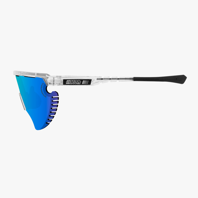 Scicon Occhiali Sportivi Aerowing Lamon Cristallo/Lente Blu Promozione Limitata