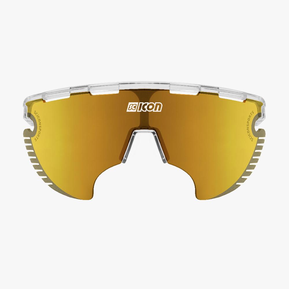 Scicon Occhiali Aerowing Lamon Cristallo/Lente Bronzo Specchiata Fino Al -60%
