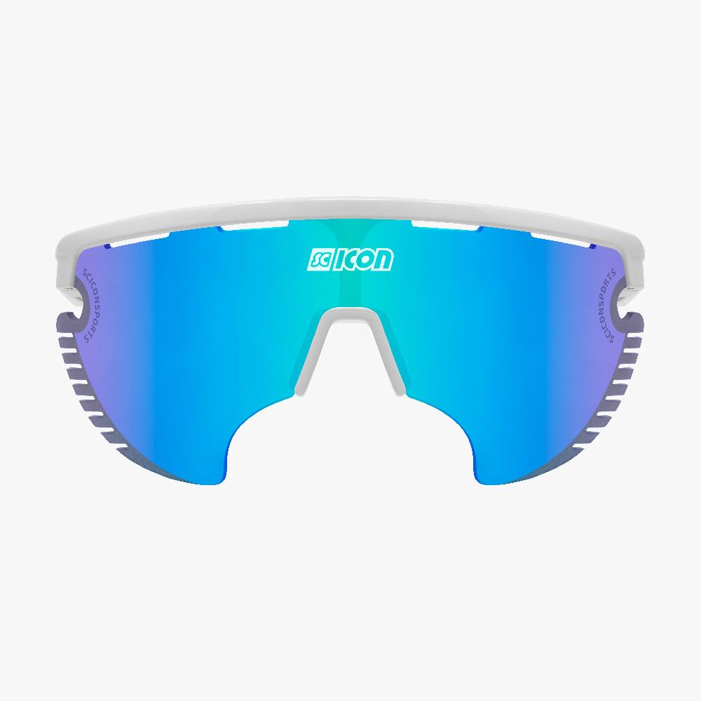 Scicon Occhiali Sportivi Aerowing Lamon Montatura Bianca/Lente Blu Affare Del Giorno