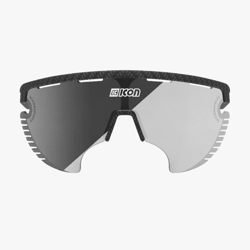 Scicon Occhiali Sportivi Aerowing Lamon Carbon/Lente Argento Prezzo Ridotto