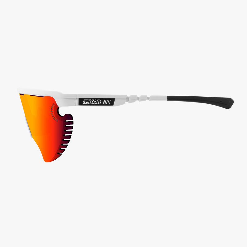Scicon Occhiali Sportivi Aerowing Lamon Bianchi/Lente Rossa Specchiata Outlet