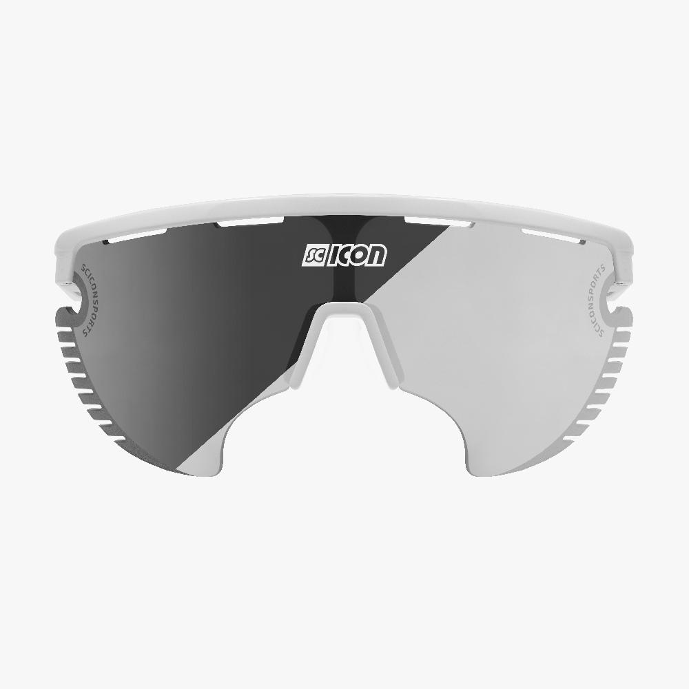 Scicon Occhiali Sportivi Aerowing Lamon Bianca/Lente Argento Saldi