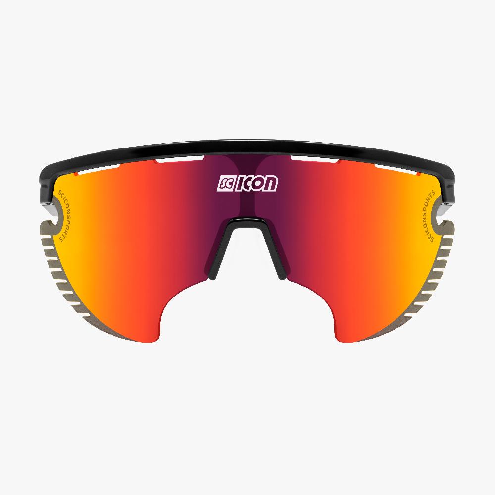 Scicon Occhiali Aerowing Lamon Montatura Nera/Lente Rossa Specchiata 2025
