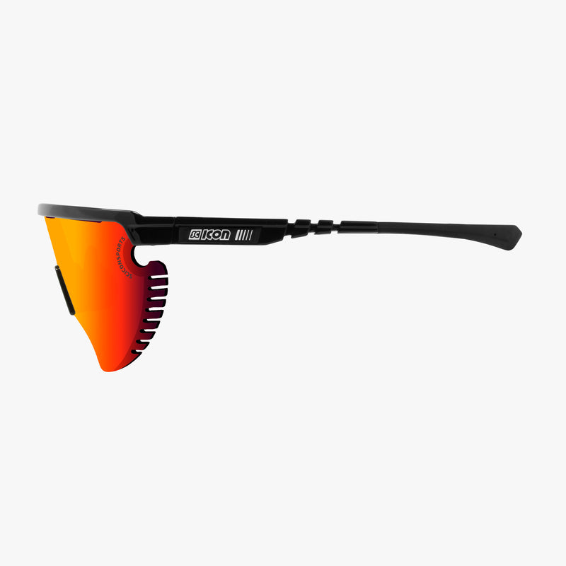 Scicon Occhiali Aerowing Lamon Montatura Nera/Lente Rossa Specchiata 2025