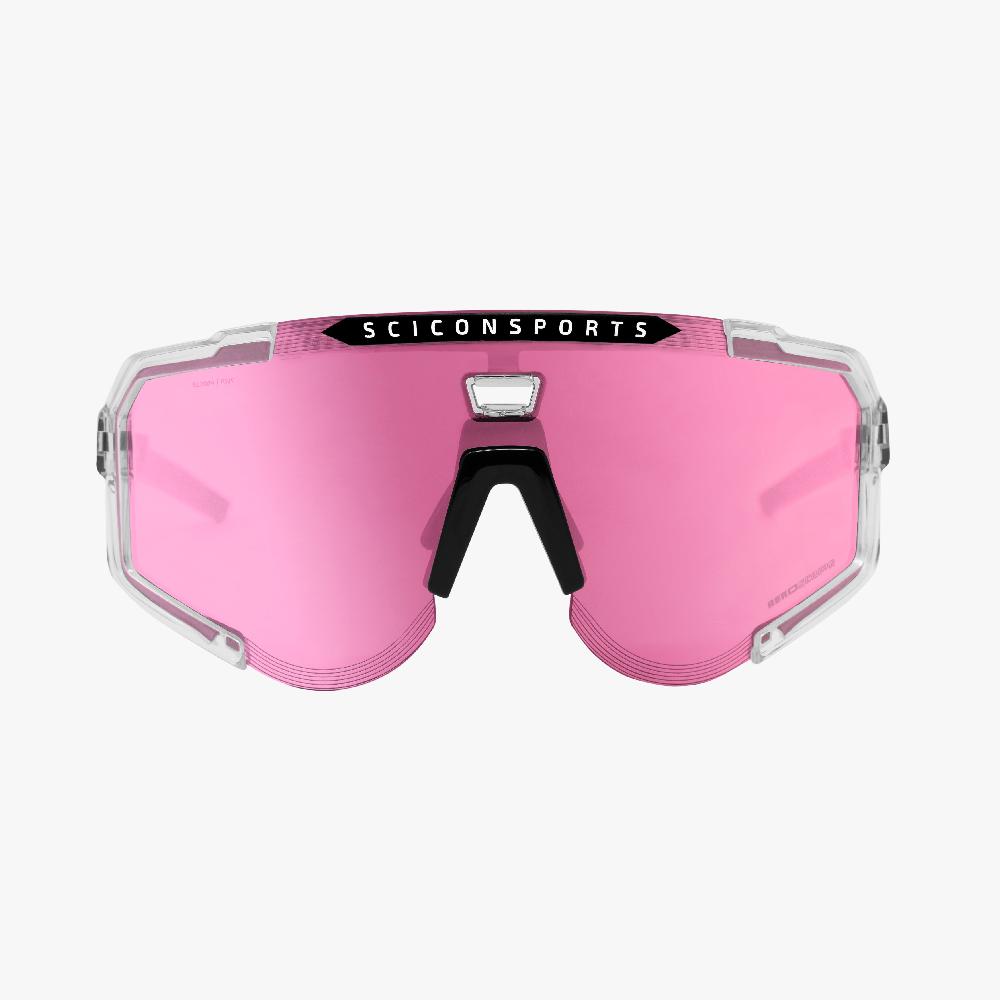 Scicon Occhiali Sportivi Aeroscope Cristallo/Rosa Soddisfazione Garantita