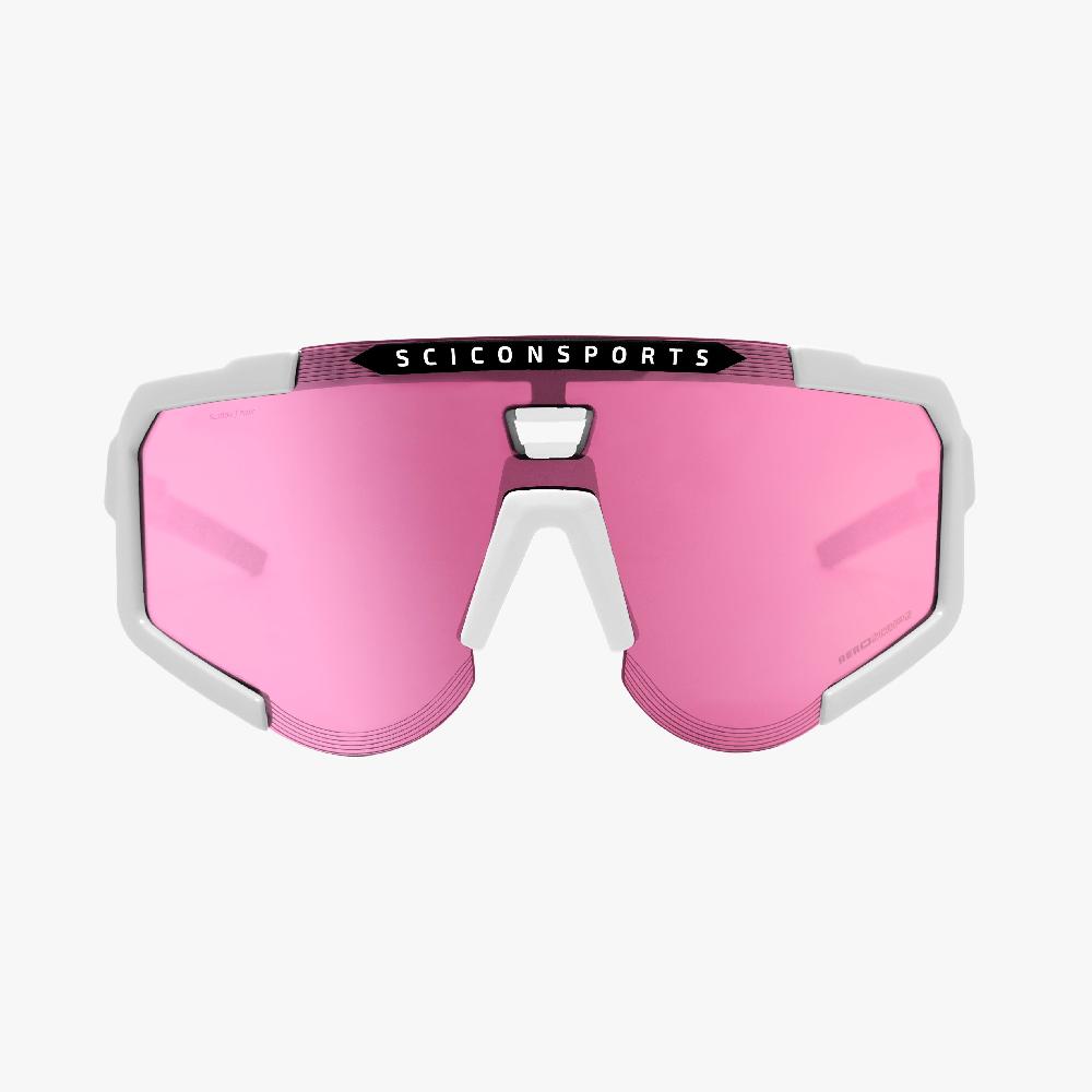 Scicon Occhiali Sportivi Aeroscope Bianco/Rosa Qualità Garantita