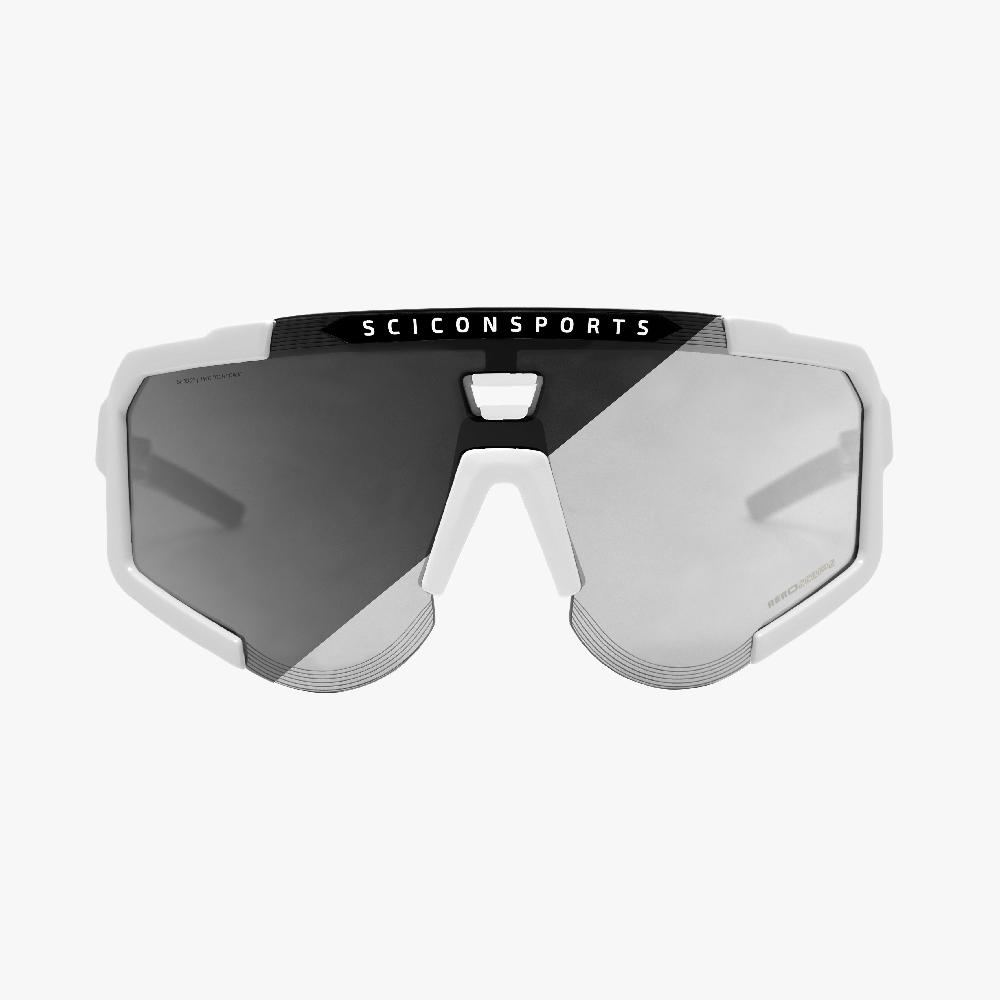 Scicon Occhiali Sportivi Aeroscope Bianco/Argento Consegna Veloce