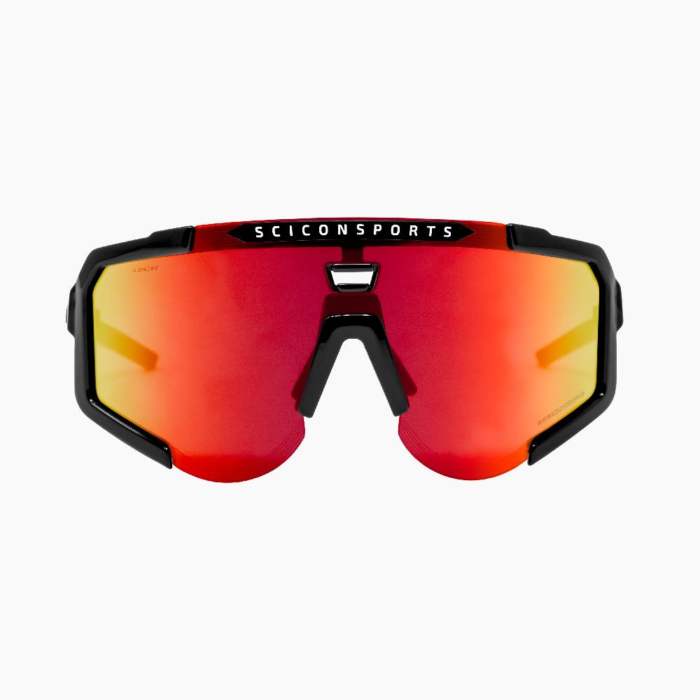 Scicon Occhiali Sportivi Aeroscope Nero/Rosso Affare Del Giorno