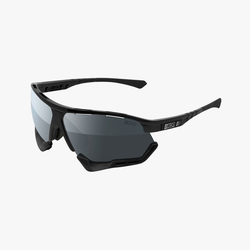 Scicon Aerocomfort SCN-PP XL Occhiali Sportivi Nero/Argento Moda