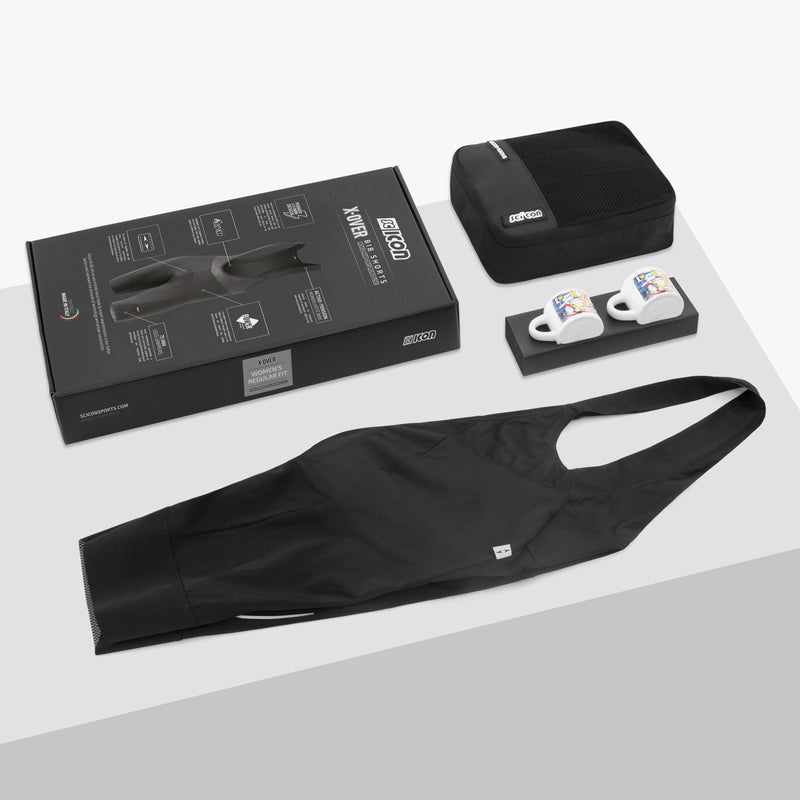 Scicon Pantaloncino X Over Donna Nero Spedizione Gratuita