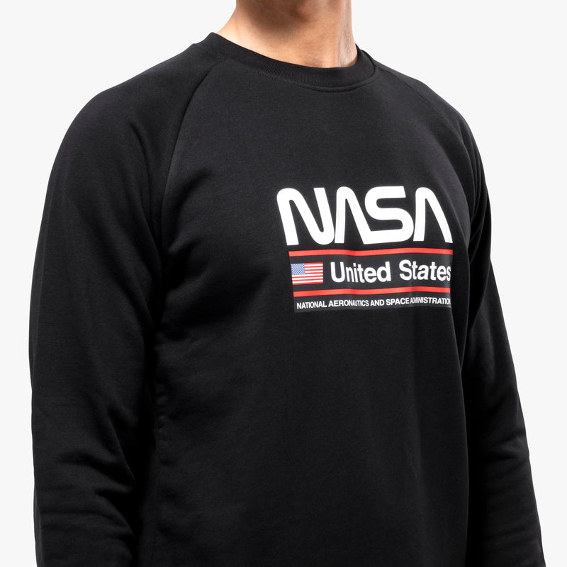Scicon Felpa Girocollo Space Agency 22 Nera Pezzi Unici