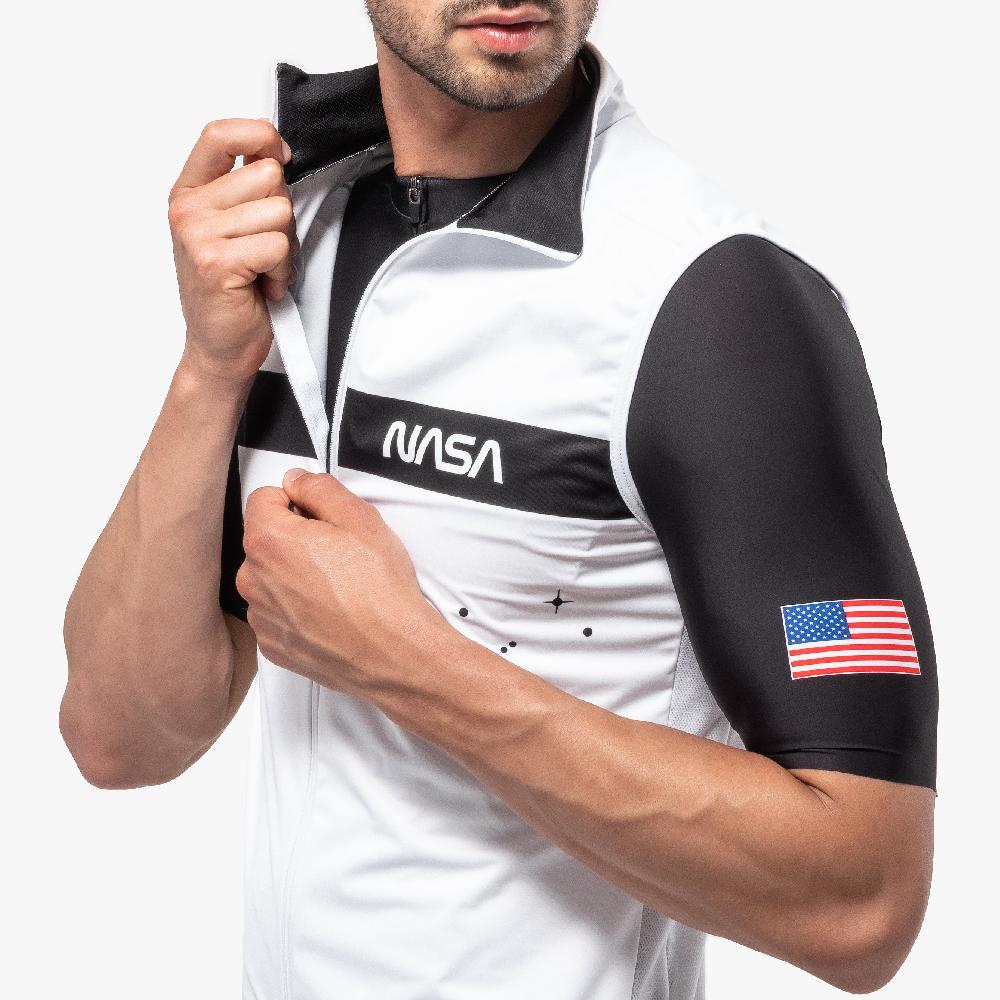 Scicon Gilet Antivento Space Agency21 Bianco Vendita