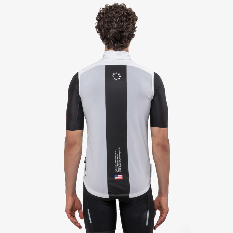 Scicon Gilet Antivento Space Agency21 Bianco Vendita