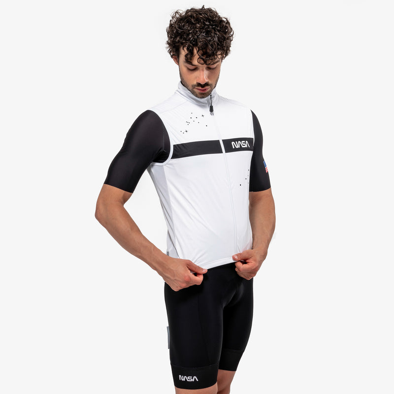 Scicon Gilet Antivento Space Agency21 Bianco Vendita
