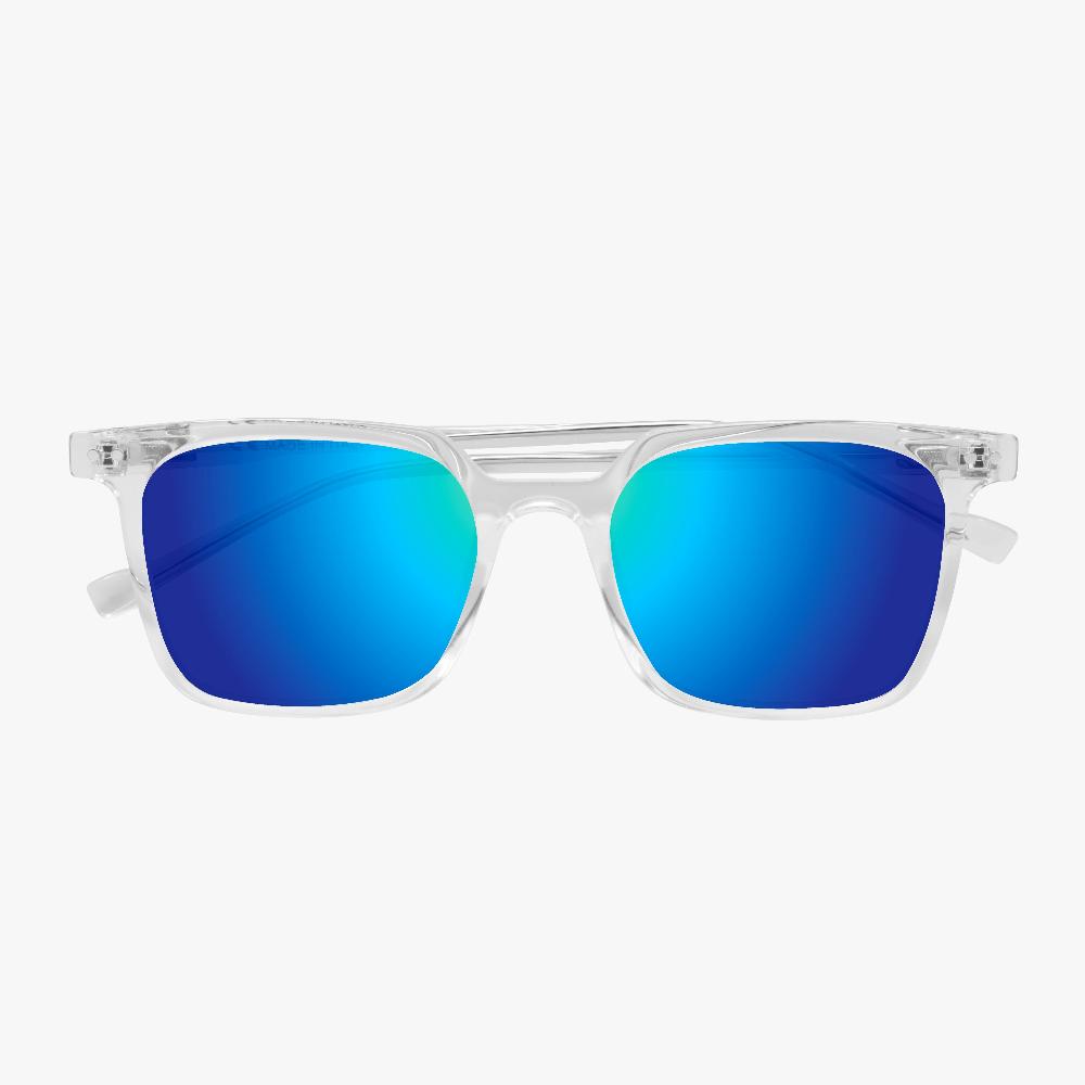 Scicon Occhiali da sole Vertec Cristallo/Lenti Blu Specchiate Spedizione Gratuita
