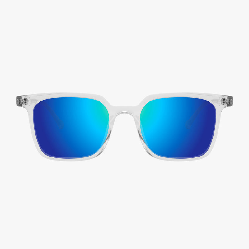 Scicon Occhiali da sole Vertec Cristallo/Lenti Blu Specchiate Spedizione Gratuita