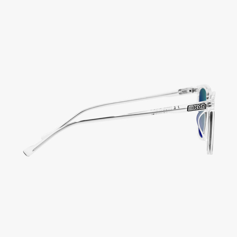 Scicon Occhiali da sole Vertec Cristallo/Lenti Blu Specchiate Spedizione Gratuita