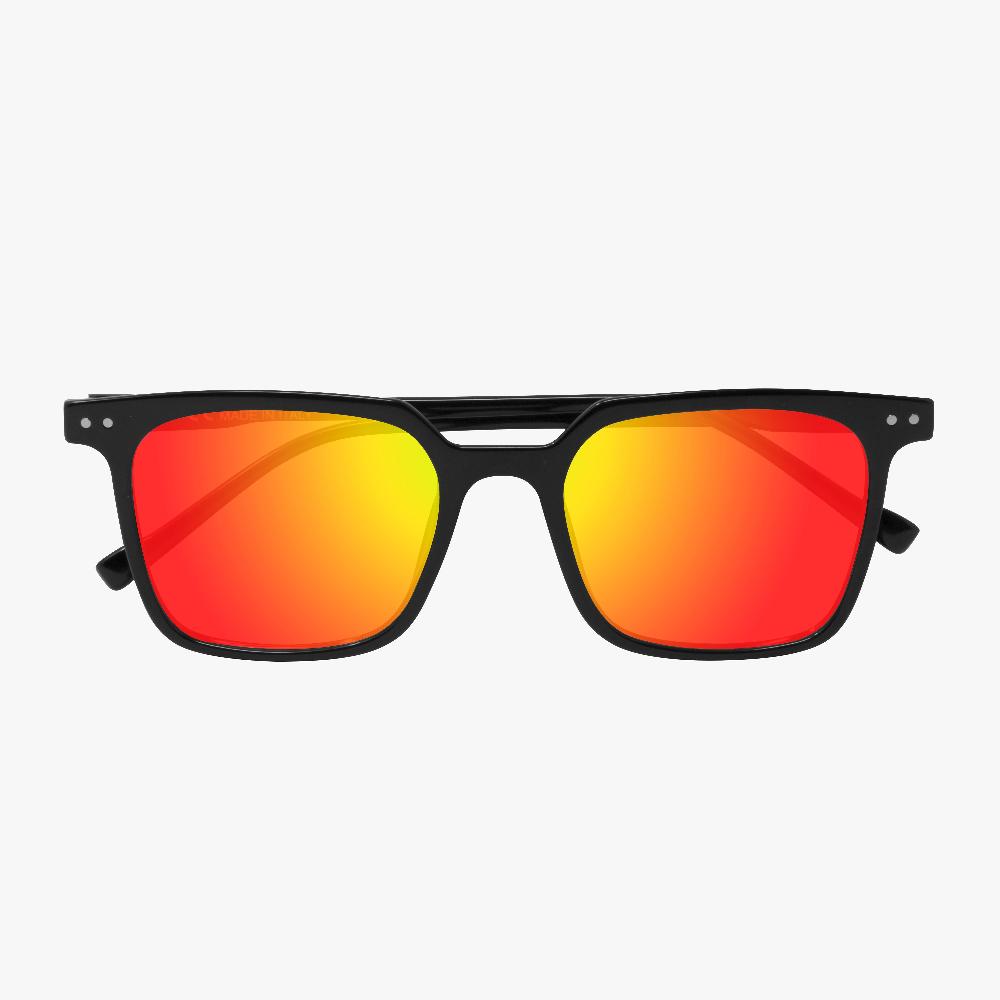 Scicon Occhiali da sole Vertec Neri Lucidi/Lenti Rosse Specchiate Promozione Limitata