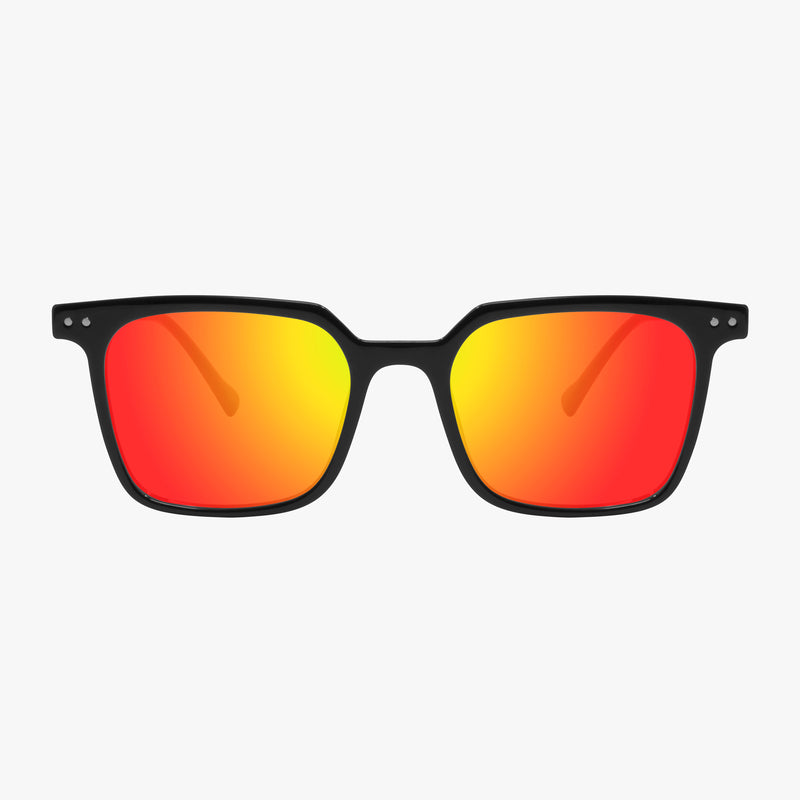 Scicon Occhiali da sole Vertec Neri Lucidi/Lenti Rosse Specchiate Promozione Limitata