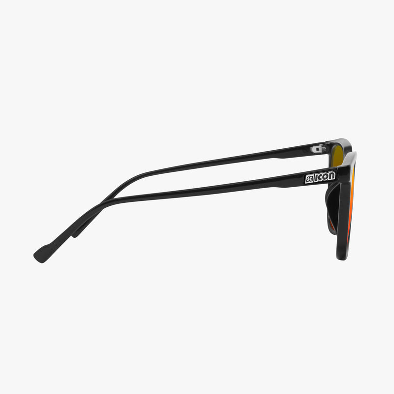 Scicon Occhiali da sole Vertec Neri Lucidi/Lenti Rosse Specchiate Promozione Limitata
