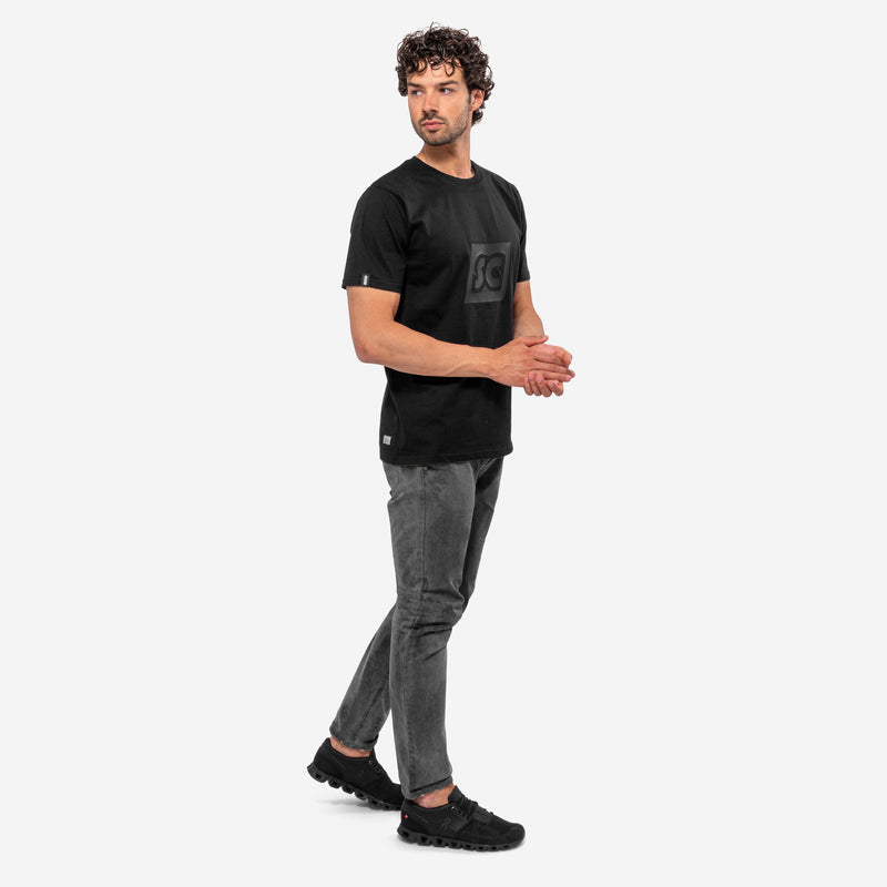 Scicon Maglietta Monogram SC Nera Sottocosto
