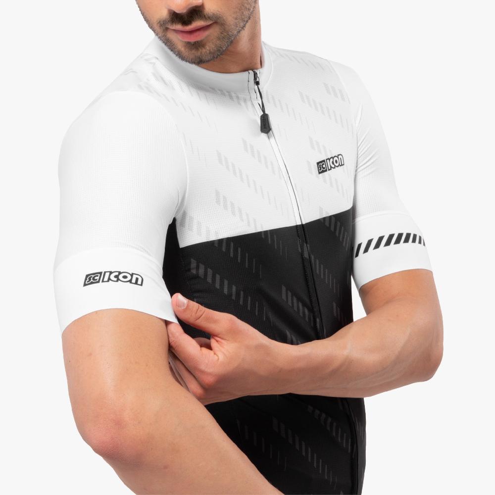Scicon Maglia Ciclismo X-Over Reflex Nera/Bianca Prezzo di fabbrica