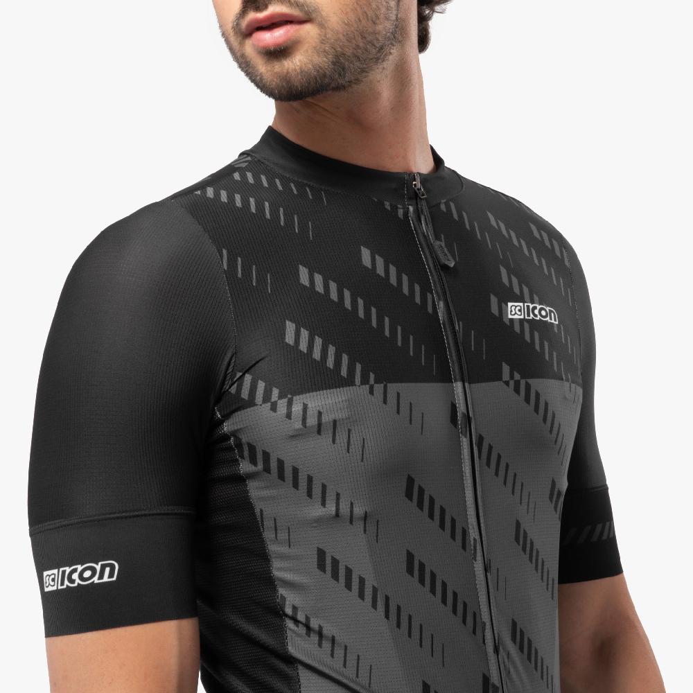 Scicon Maglia Ciclismo X-Over Reflex Nera/Antracite Offerta Pasqua