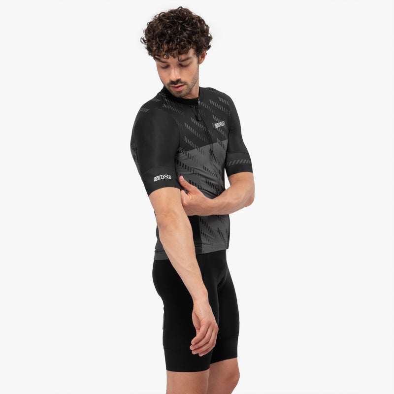 Scicon Maglia Ciclismo X-Over Reflex Nera/Antracite Offerta Pasqua
