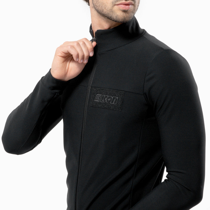 Scicon Maglia Autunnale Maniche Lunghe Nera Offerta Anniversario