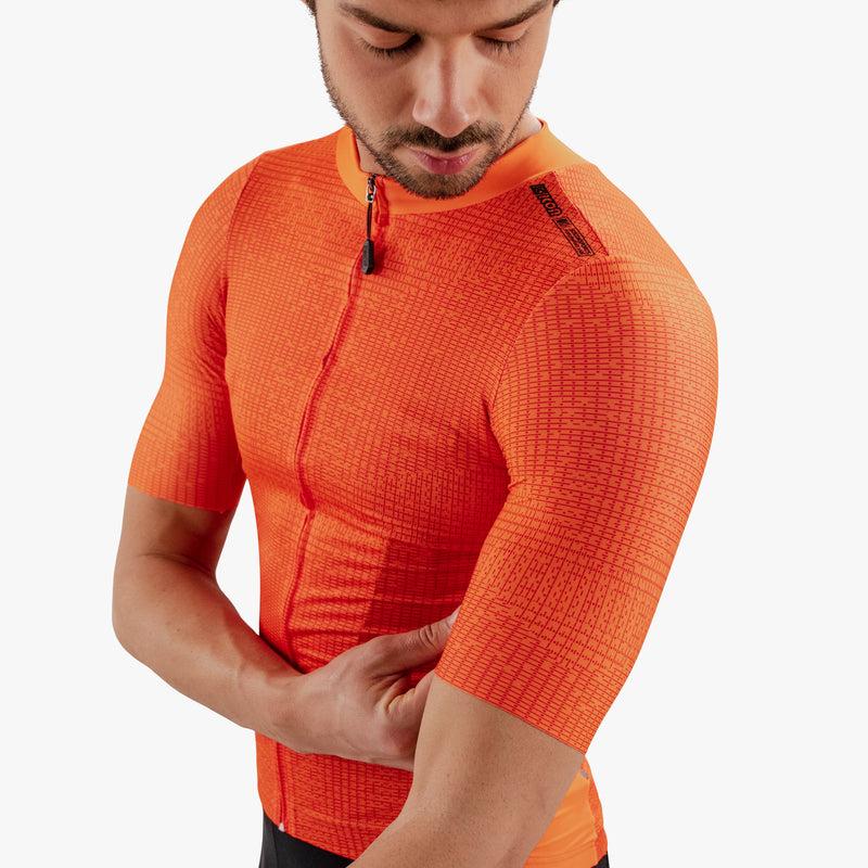 Scicon Maglia Ciclismo 9.5- X-Over Arancione Smaltimento dello stoccaggio