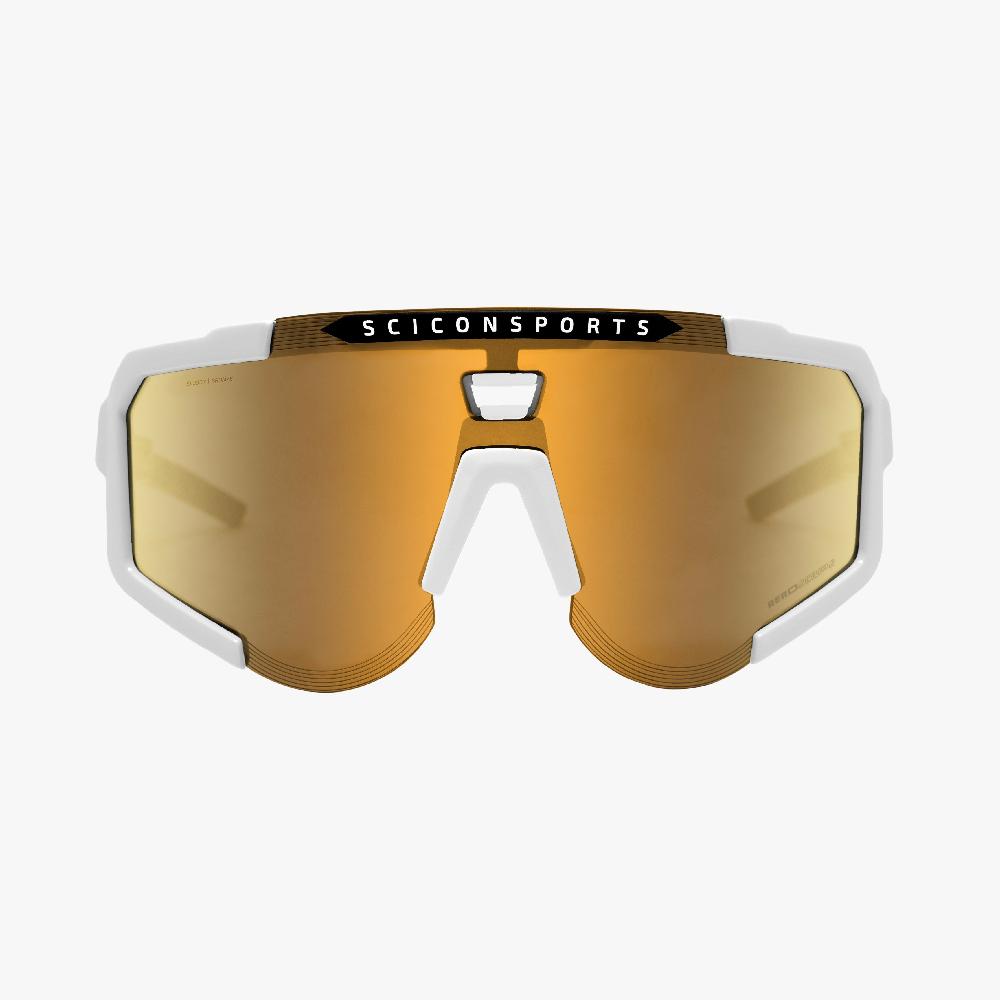Scicon Occhiali Sportivi Aeroscope Bianco/Bronzo Offerte giornaliere