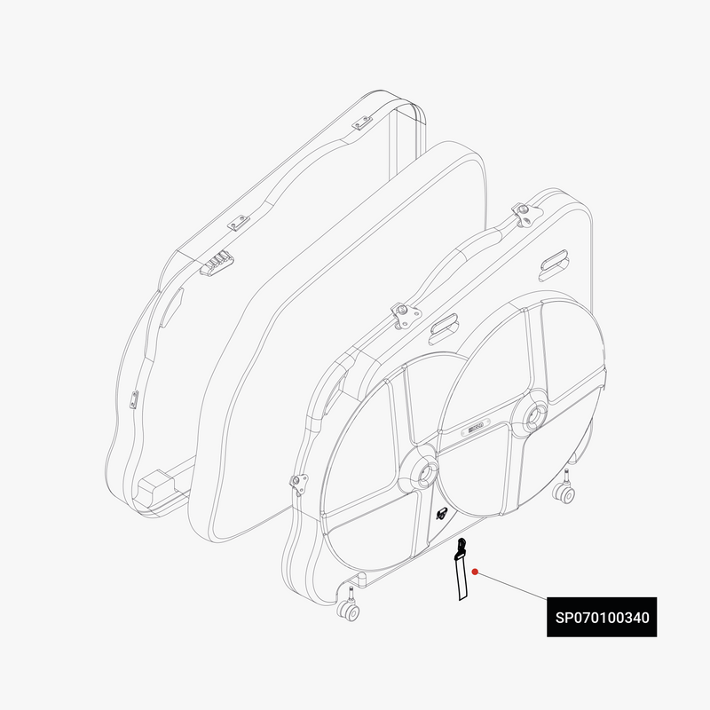 Scicon Cinghia di sollevamento Aerotech Nera Nuovo
