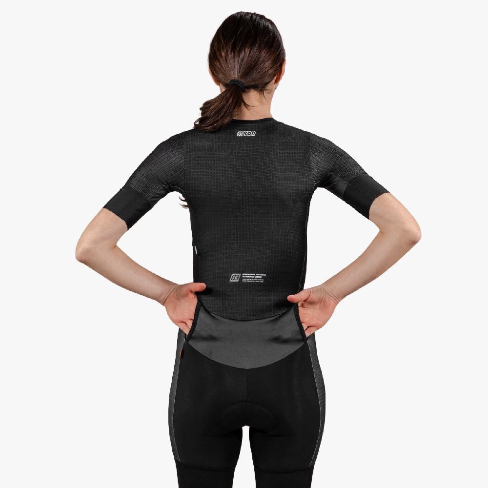 Scicon Body da Triathlon maniche corte donna Nero Affare Del Giorno