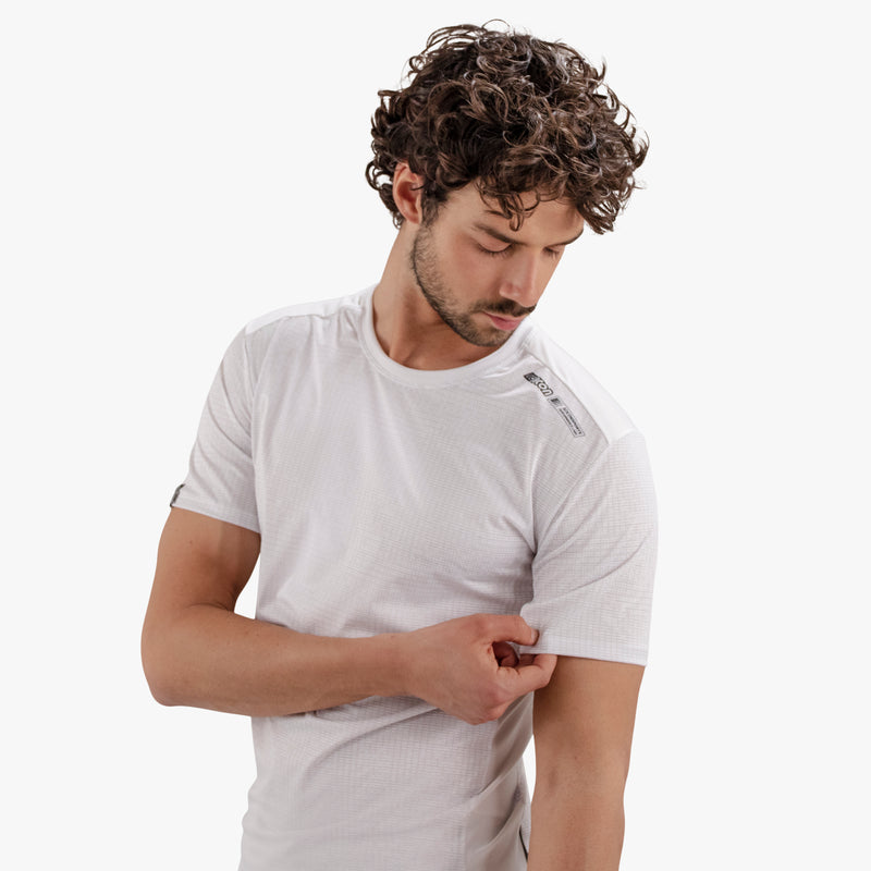 Scicon T-shirt Tecnica X-Over Bianca Prezzo Ridotto