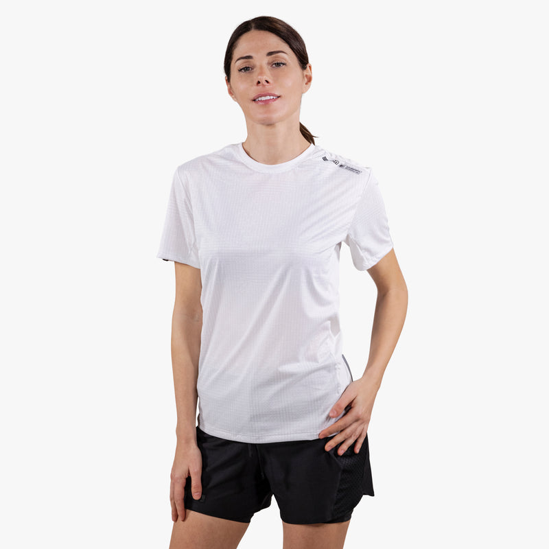 Scicon T-shirt Tecnica X-Over Bianca Prezzo Ridotto