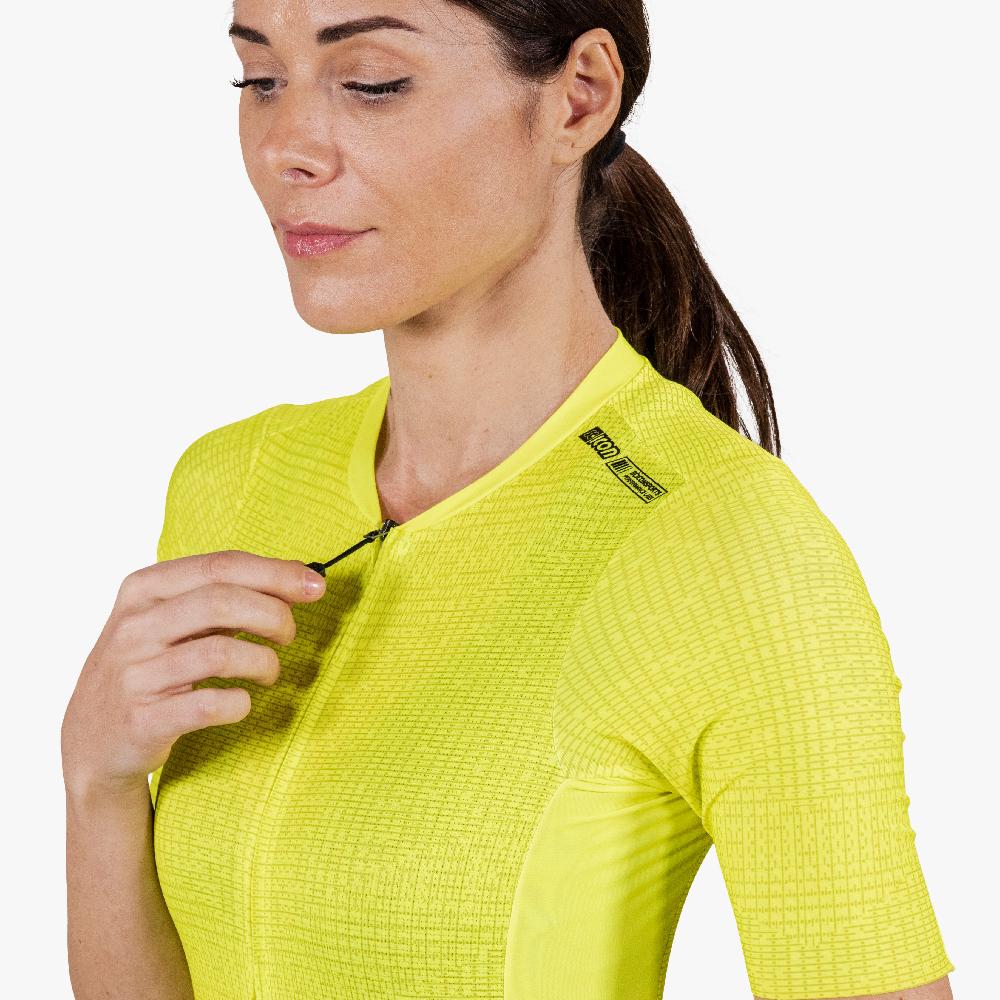Scicon Maglia Ciclismo Donna 9.5- X-Over Gialla Novità