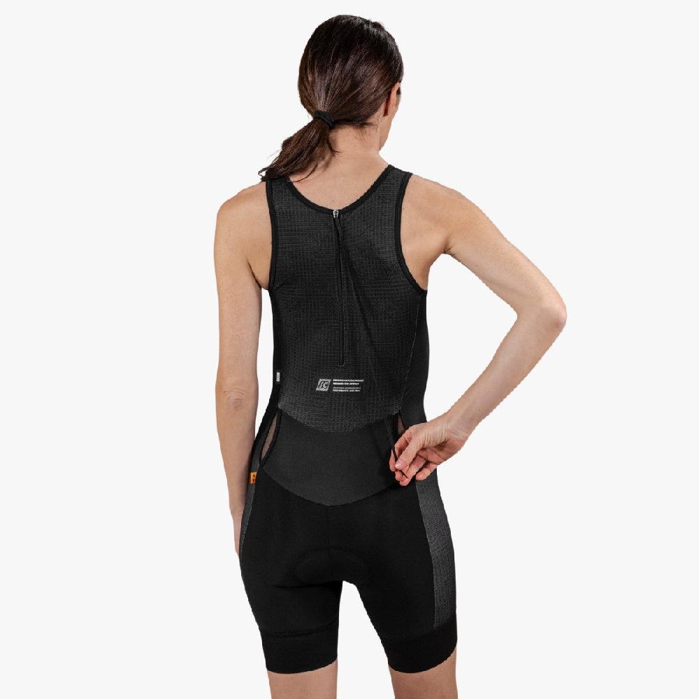 Scicon Body smanicato da Triathlon da donna Nero Sconto