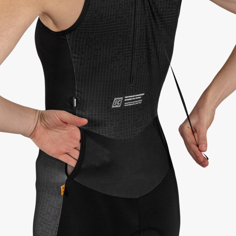 Scicon Body smanicato da Triathlon da donna Nero Sconto