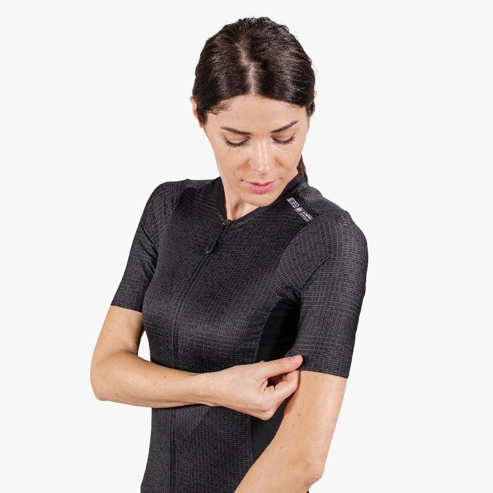 Scicon Maglia Ciclismo Donna 9.5- X-Over Nera Economico