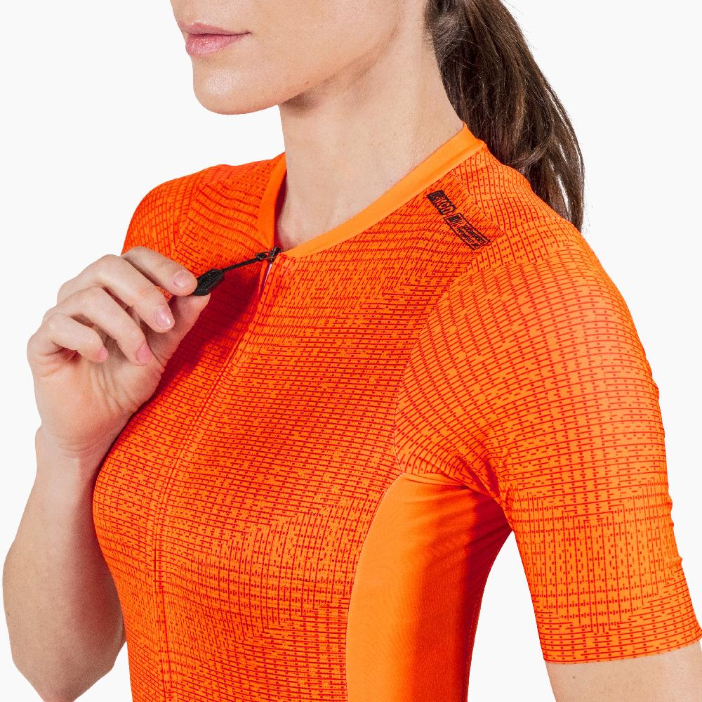 Scicon Maglia Ciclismo Donna 9.5- X-Over Arancione Online